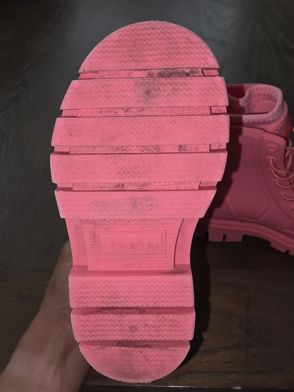 Hunter Kids' Pink Rain Boots
